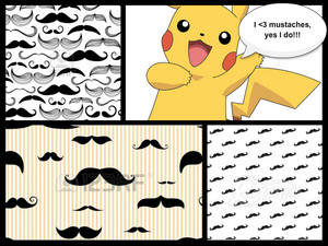 Mustaches and Pikachu