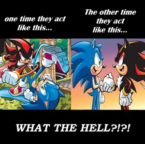 Sonic vs Shadow or Sonic friends with Shadow??