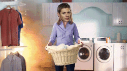  Dean with laundry