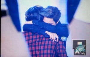  Taemin and Kai Hugging, Crying