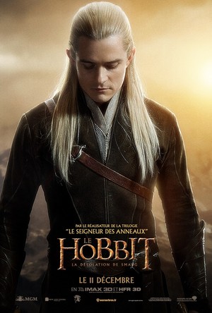  The Hobbit: The Desolation of Smaug French Poster - Legolas