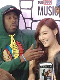  Tiffany at the Youtube musique Awards. ft Tyler the Creator