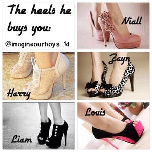  the heels he buys 你