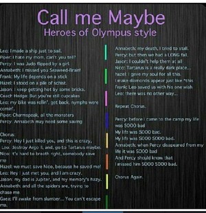  call me maybe 超能英雄 of olympus style