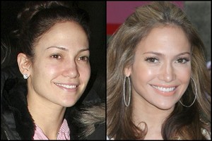  jennifer lopez before and after makeup