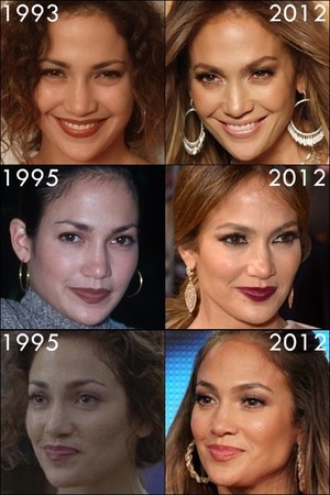  jennifer lopez then and now