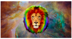  pelangi, rainbow lion