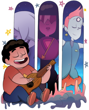  Steven and The Crystal Gems