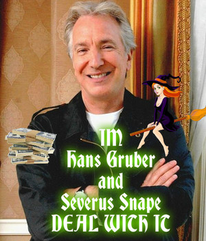  Alan Rickman two charac. DEAL WITH IT Poster