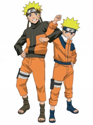  Naruto and lil Naruto