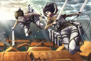  Eren and Mikasa