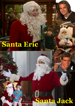  Eric and Jack as Santas