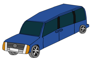  Blue Car transporter, van