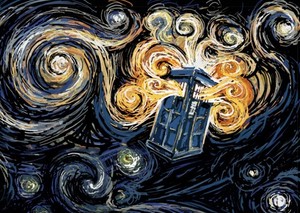  furgone, van Gogh TARDIS