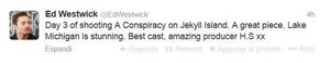  Ed Westwick twitter account - 20 November 2013