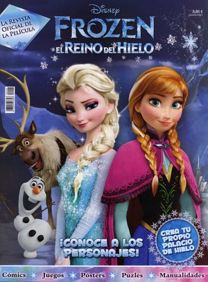 Frozen Spanish Magazine Back Cover