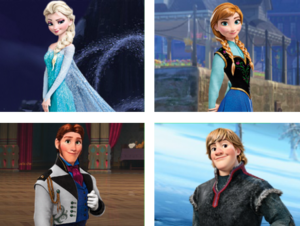  Frozen characters