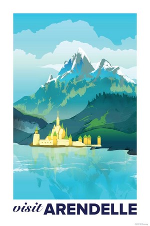  Frozen Vintage Travel Posters for the Kingdom of Arendelle