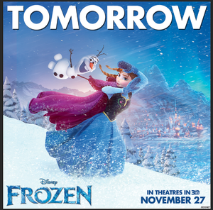  Frozen - Uma Aventura Congelante Tomorrow!