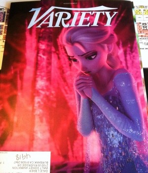  Elsa appears in Variety's cover