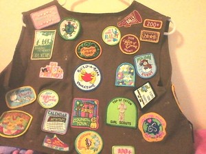  the back of my brownie vest