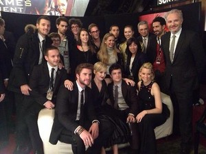  The Hunger Games: Catching 火災, 火 Premiere