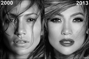  JLo then and now before and after 2000, 2013