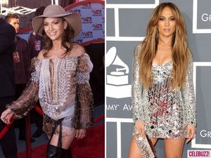  JLo then and now