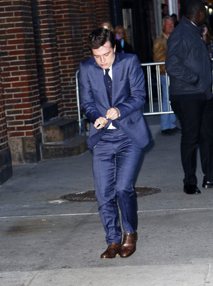  Josh arriving at David Letterman