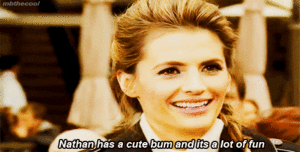  Stana talking about Nathan