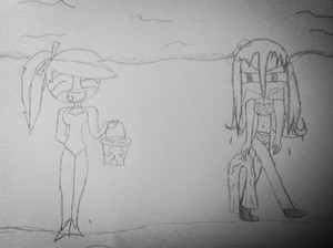 A day at the beach XD