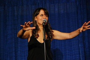  Nina on stage at the Vent Haven Convention