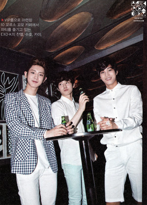  EXO-K in W Korea Magazine, July 2012 Issue