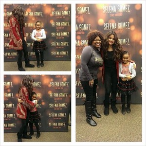 Selena surprises little fan after her concert - November 17