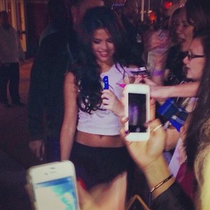  Selena meets fan after her concet - November 18