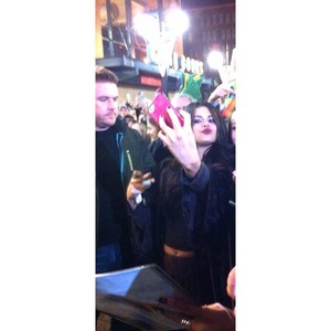Selena meets fans after her concert - November 19
