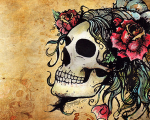  Skulls/Flowers
