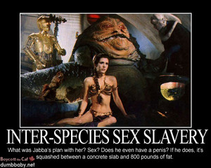 GROSS! Poor Leia as a sex slave
