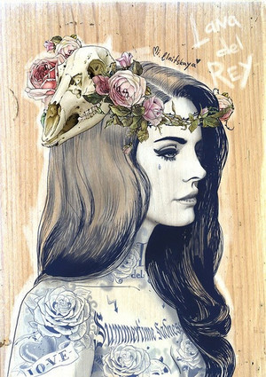 Lana Del Rey Inked