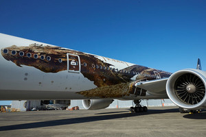  Full Look of Smaug in Air New Zealand
