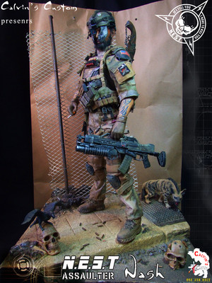 Calvin's Custom N.E.S.T Assaulter custom one sixth scale figure 