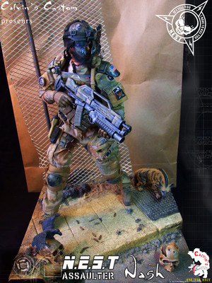  Calvin's Custom N.E.S.T Assaulter custom one sixth scale figure