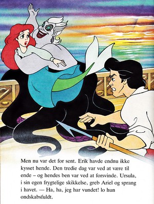  Walt Disney Book imej - Princess Ariel, Ursula & Prince Eric