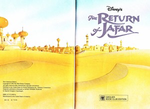  Walt डिज़्नी पुस्तकें - अलादीन 2: The Return of Jafar