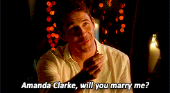 "Amanda Clarke, will you marry me?"