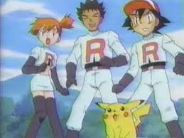  Ash and his team