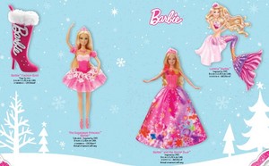  2014 芭比娃娃 圣诞节 Ornaments Collection