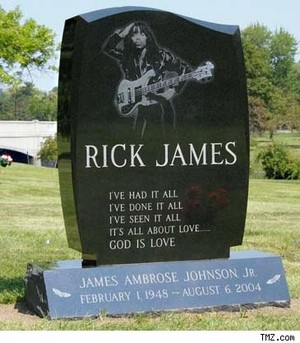  The Gravesite Of Singer/Musician, Rick James