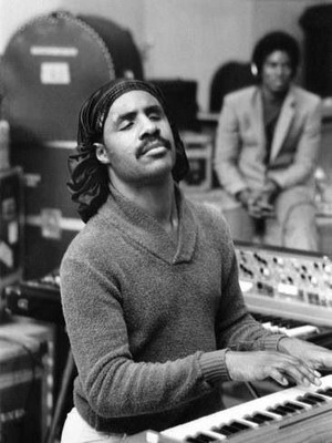 Stevie Wonder In The Recording Studio