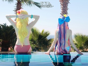  Panty and stocking, pantyhose with Garterbelt Cosplay